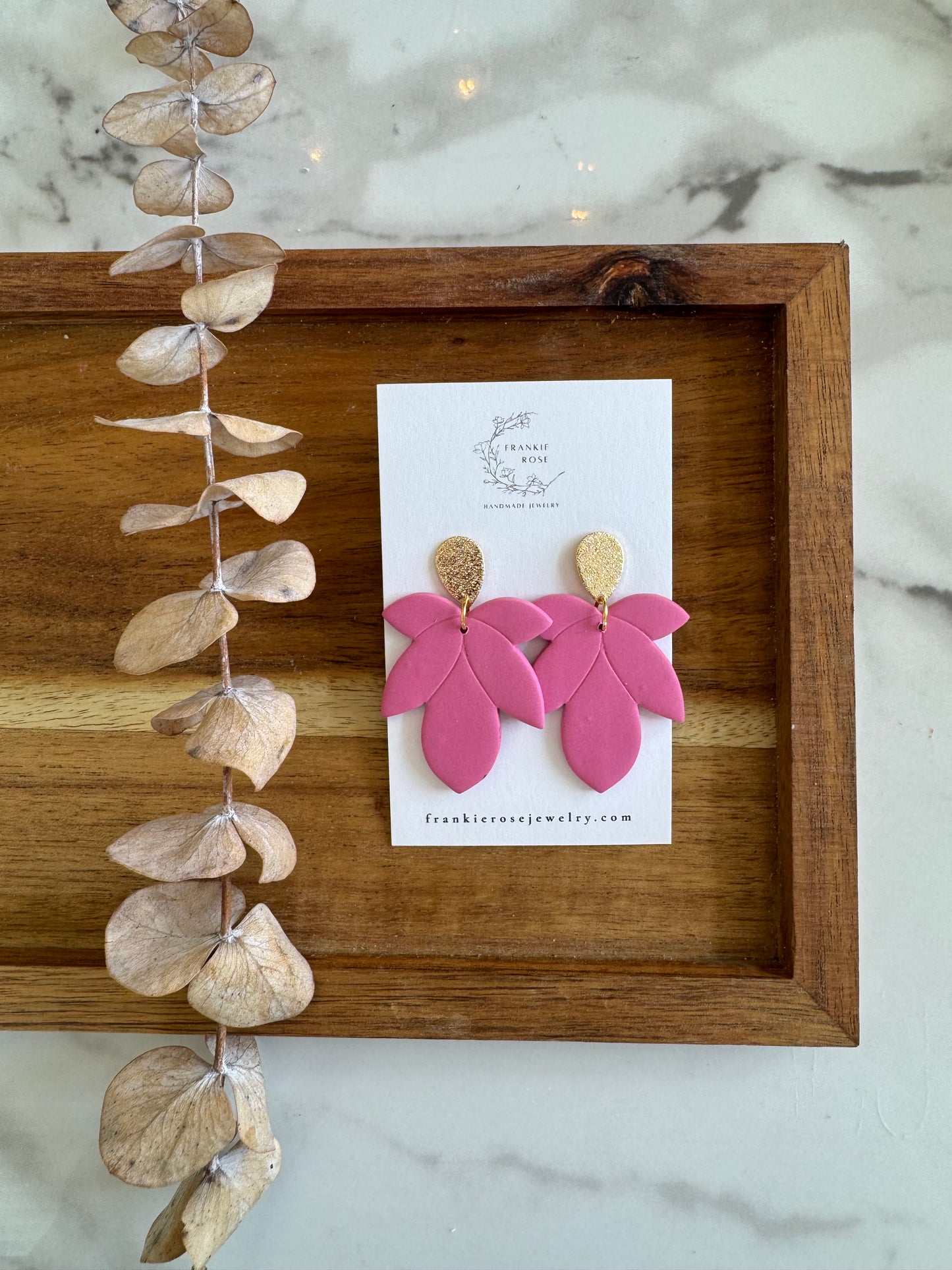 Barbie Pink large dangles