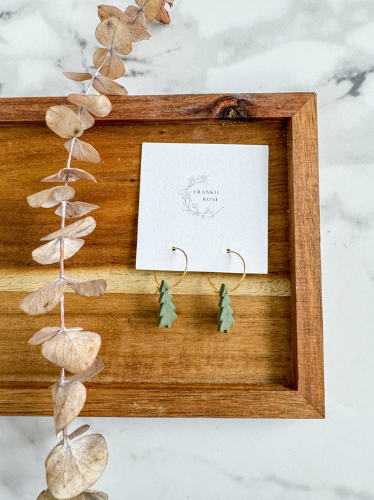 christmas tree hoops | tis the season