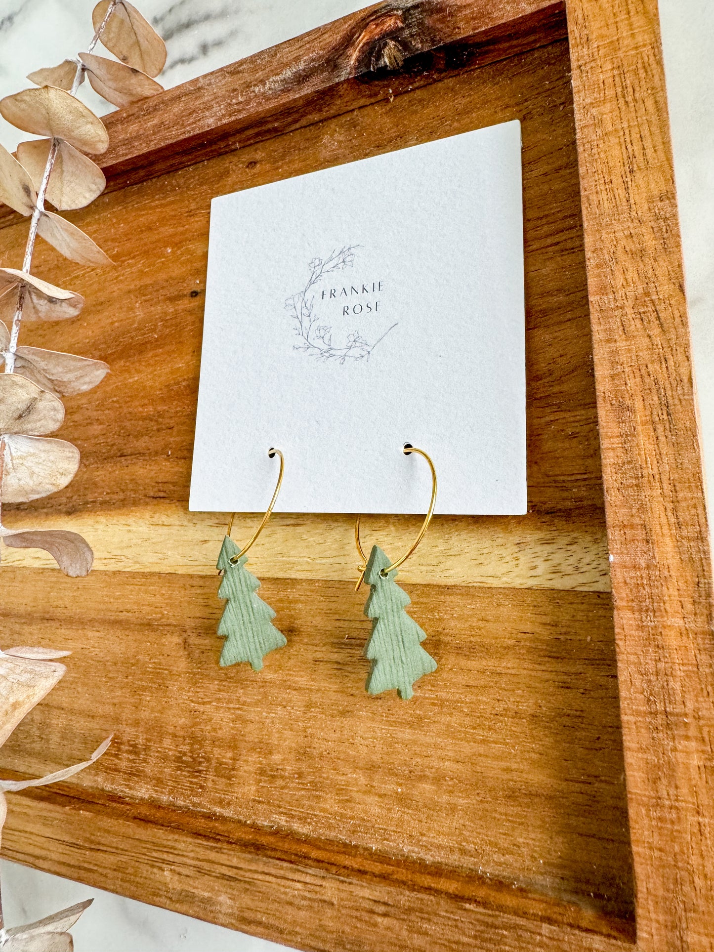 christmas tree hoops | tis the season