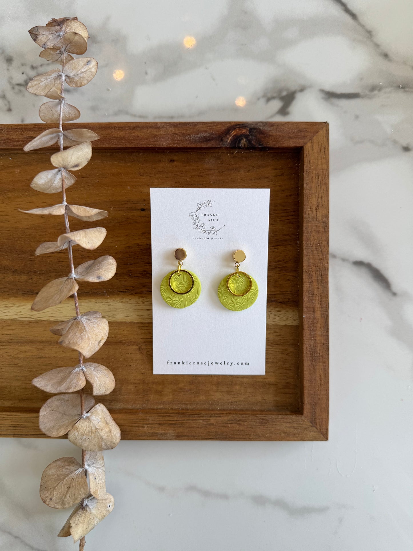 Citron texture circles