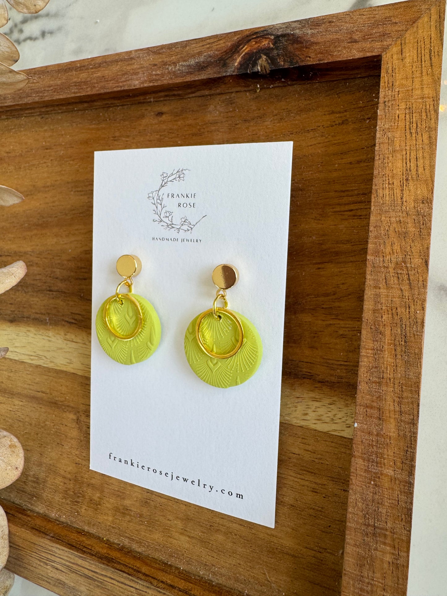 Citron texture circles