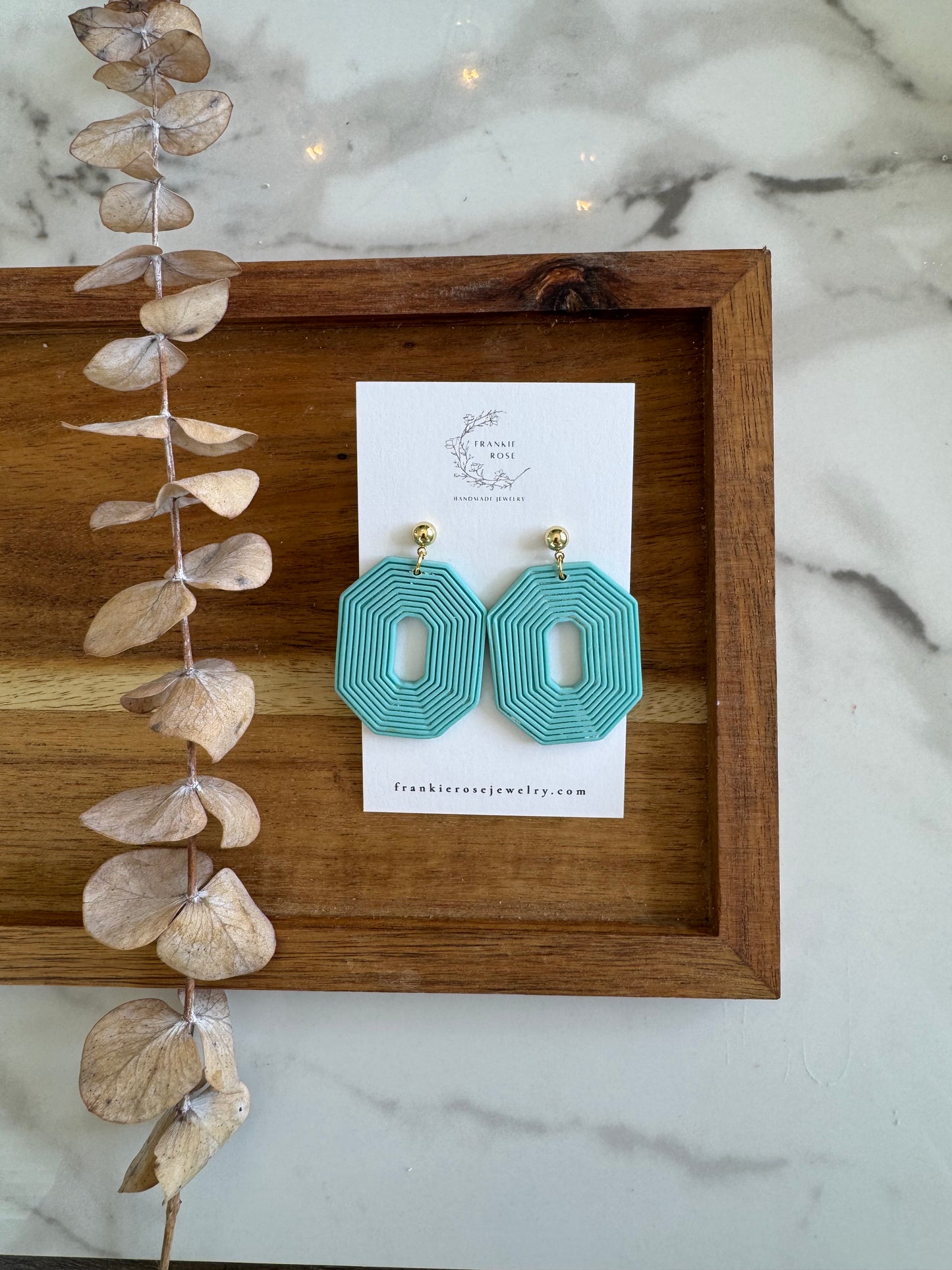 Caribbean Blue large octagons