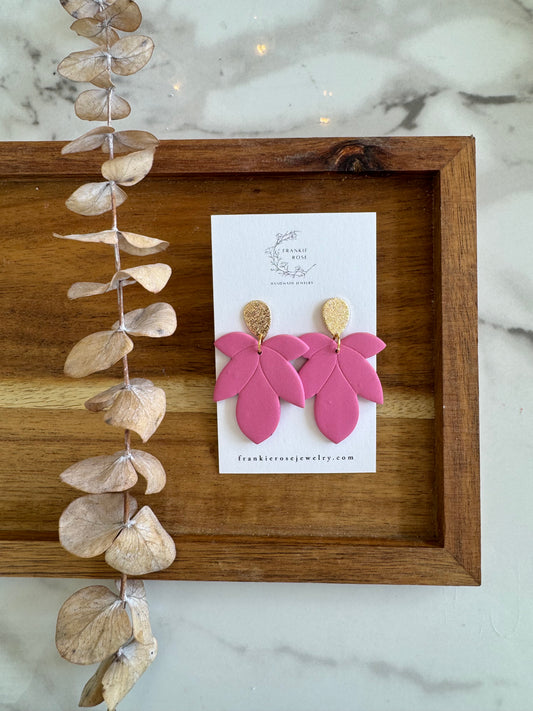 Barbie Pink large dangles