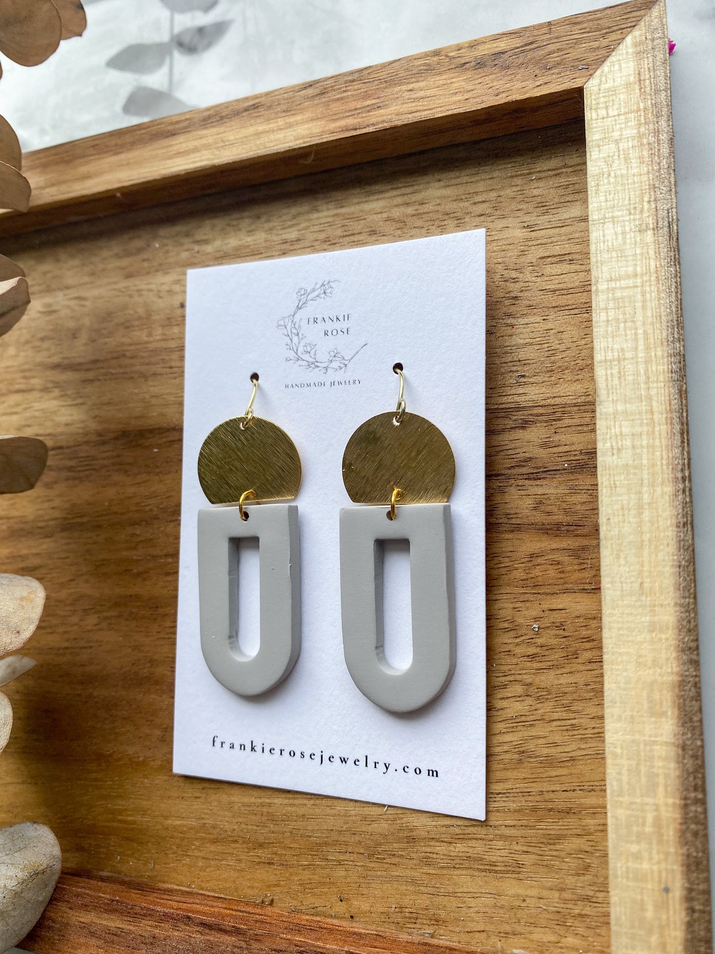 Sand arch | Earthy Goodness Collection | Clay Earrings