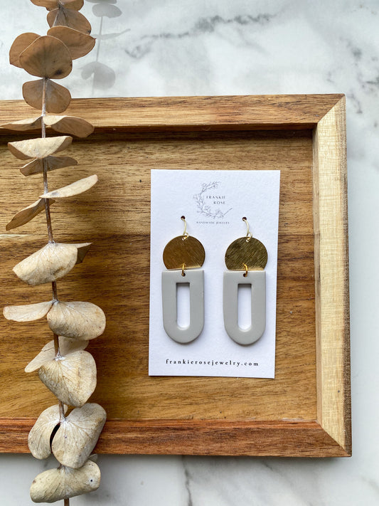 Sand arch | Earthy Goodness Collection | Clay Earrings