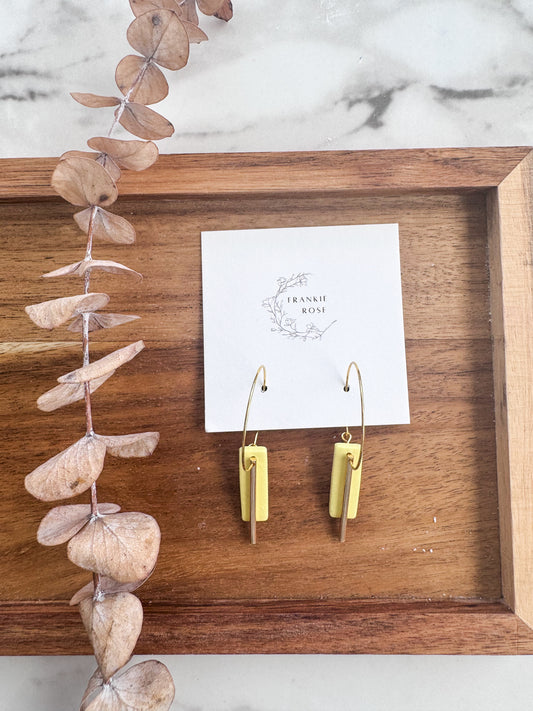 Yellow rectangle hoops