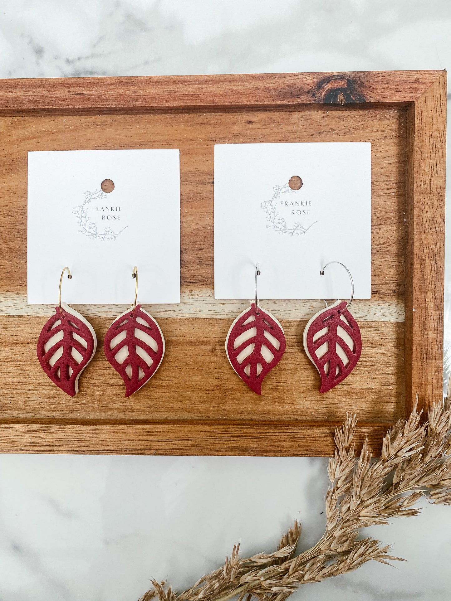 Layered Leaf hoops | Fall Fun Collection